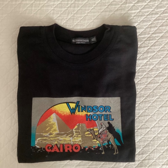 The J Peterman Company T-shirt Windsor Hotel Cairo XL 100% cotton Made in U.S.A. - Picture 8 of 10